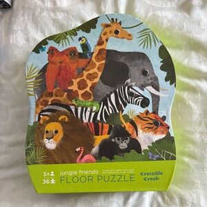 Crocodile Creek Jungle Friends Floor Puzzle 3+ 36 pieces